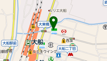 ホットヨガスタジオLAVA(ラバ) 大船店の地図画像