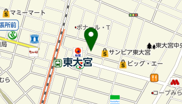 ホットヨガスタジオLAVA(ラバ) 東大宮店の地図画像