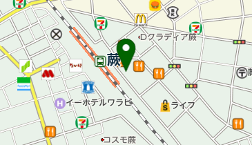 ホットヨガスタジオLAVA(ラバ) 蕨店の地図画像