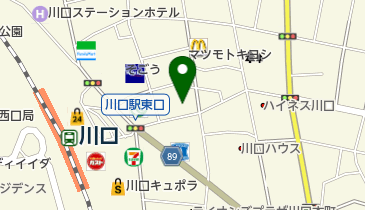 ホットヨガスタジオLAVA(ラバ) 川口店の地図画像