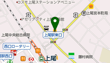 ホットヨガスタジオLAVA(ラバ) 上尾店の地図画像