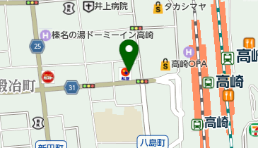 ホットヨガスタジオLAVA(ラバ) 高崎店の地図画像