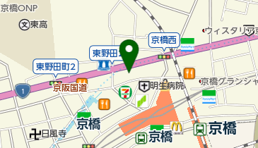 ホットヨガスタジオLAVA(ラバ) 京橋店の地図画像