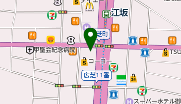 ホットヨガスタジオLAVA(ラバ) 江坂店の地図画像