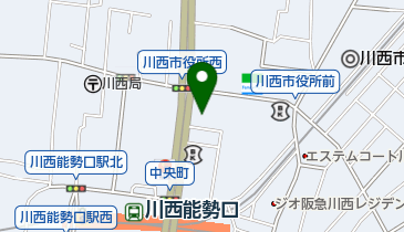 ホットヨガスタジオLAVA(ラバ) 川西能勢口店の地図画像