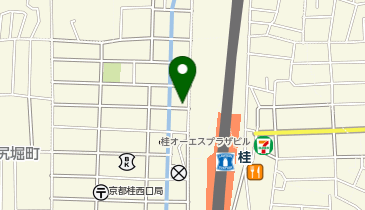 ホットヨガスタジオLAVA(ラバ) 京都桂店の地図画像