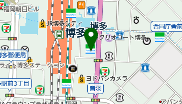 ホットヨガスタジオLAVA(ラバ) 博多店の地図画像