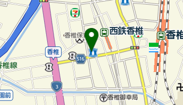 ホットヨガスタジオLAVA(ラバ) 香椎店の地図画像