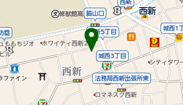 ホットヨガスタジオLAVA(ラバ) 西新店の地図画像