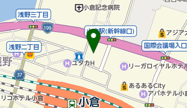 ホットヨガスタジオLAVA(ラバ) 小倉店の地図画像