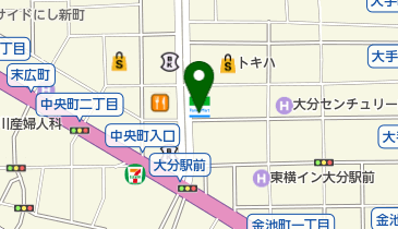 ホットヨガスタジオLAVA(ラバ) 大分駅前店の地図画像