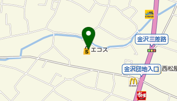 エコス 金沢店の地図画像