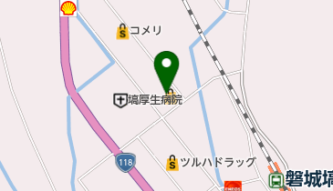 エコス 塙店の地図画像
