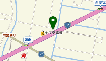 ボデガースタジオの地図画像