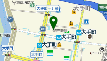 日本医療研究開発機構の地図画像