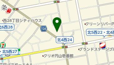 北海道日本語学院 札幌本校の地図画像