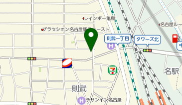TAiSEiKAN(タイセイカン) 名駅西口の地図画像