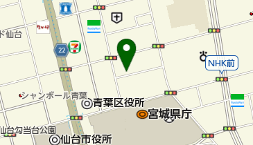 大きな青い馬の地図画像