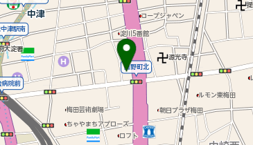 Audi(アウディ) 梅田の地図画像