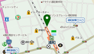 京都 八百一 アトレ浦和店の地図画像