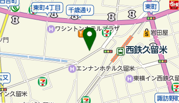 おたからや 久留米西鉄駅前店の地図画像