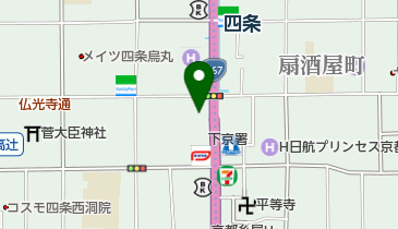 烏丸仏光寺司法書士事務所の地図画像