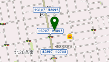 ラッキー衣料館 北30条店の地図画像