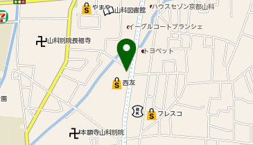 JEUGIA(ジュージヤ)カルチャーセンター 西友山科の地図画像