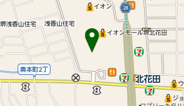 JEUGIA(ジュージヤ) カルチャーセンター イオンモール堺北花田店の地図画像