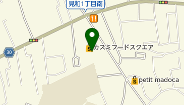 ハセガワクリーニング カスミ見川店の地図画像