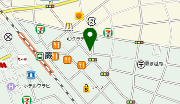 メガネフラワー 蕨店の地図画像