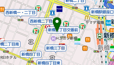 TOKYO SHIRTS(トウキョウ シャツ) 新橋店の地図画像