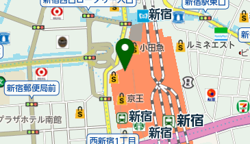 天ぷら 新宿つな八 京王デリカ店の地図画像