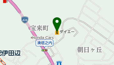 アシーネ 田辺店の地図画像