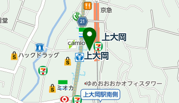 開運館E&E 上大岡京急百貨店鑑定所の地図画像