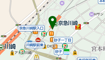 Raffine(ラフィネ) ウィングキッチン京急川崎店の地図画像