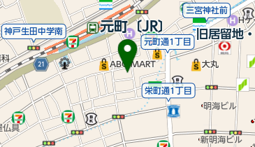 なんぼや 神戸元町店の地図画像