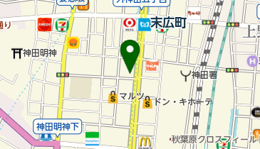 ALIENWARE ARENA in(エイリアンウェア アリーナ イン) アイ・カフェ AKIBA PLACEの地図画像