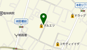美容室イレブンカット マルエツ朝霞店の地図画像