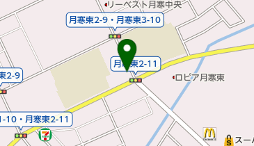 石上車輌株式会社 月寒店の地図画像