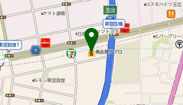 食品館アプロ 東加賀屋店の地図画像