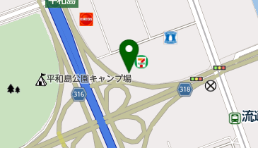 山九平和島ロジスティクスセンターの地図画像