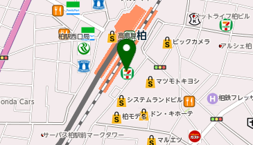ファミリかしわの地図画像
