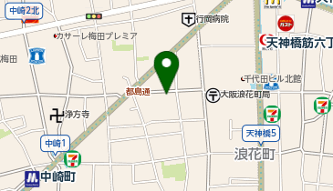 おやこカフェBaby leaf(ベビー リーフ)の地図画像