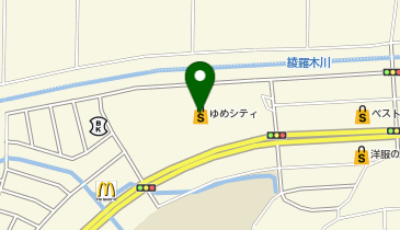 タオル美術館 ゆめシティ店の地図画像