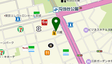 BLACK LABEL CRESTBRIDGE(ブラック レーベル クレストブリッジ) 仙台三越の地図画像
