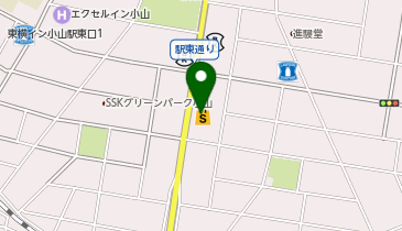 三越小山の地図画像