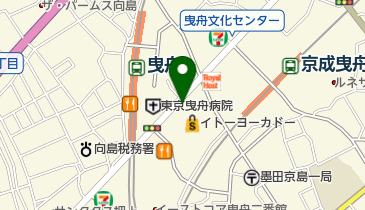 THE CLOCK HOUSE(ザ クロック ハウス) 曳舟店の地図画像