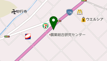 相葉苺園直売所の地図画像