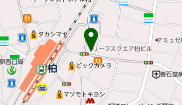 三井住友海上火災保険株式会社 千葉支店 柏支社の地図画像